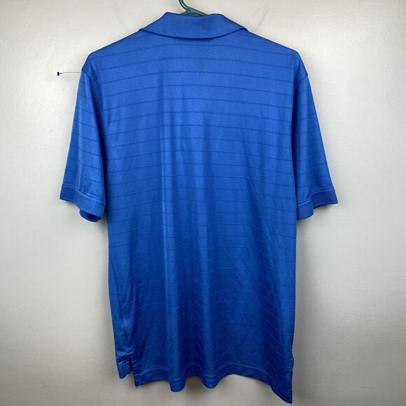 Brooks Brothers Polo Shirt Mens Medium Blue Performance 1818 Stretch Golf Casual - Picture 6 of 10